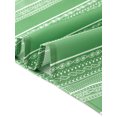 thumbnail image 5 of Agnes Orinda Women's Plus Size Boho Off Shoulder Short Sleeve Print Holiday Blouse 1X Light Green, 5 of 6