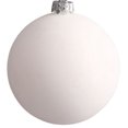 thumbnail image 2 of Vickerman Mat Blanc Incassable Boule de Noël Ornement 15,75" (400mm), 2 of 2