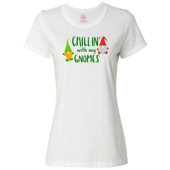 Inktastic Chillin' with My Gnomes Women's T-Shirt