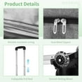 thumbnail image 4 of Insulated Cooler Bag with Wheels, Collapsible Insulated Rolling Cooler, 35L Leakproof Soft Cooler Bag, 9.2 Gallons Portable Insulated Bag with Adjustable Cart for Shopping, Picnics, BBQs, Beaches, 4 of 7