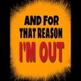 thumbnail image 3 of CafePress - And For That Reason I'm Out Pajamas - Women's Short Sleeve Print T-Shirt and Pants Dark Cotton Pajama Set, 3 of 7