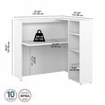 thumbnail image 5 of Studio C 48W Reception Desk with Shelves in White - Engineered Wood, 5 of 6