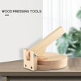 thumbnail image 5 of Wood Tortilla Press Dumpling Skin Maker Presser Chapati Roti Taco Corn Maker Pressing Tools Kitchen, 5 of 5