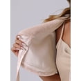 thumbnail image 5 of DARING DIVA Women's Faux Fur Shawl Bowknot Ribbon Bridal Wrap Stole Shrug L Pink, 5 of 6