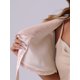 thumbnail image 5 of CHAQUETA CORTA DE FALSO PELO PARA MUJERES INSPIRADA EN BODAS CON CINTA DE SATÉN Y LAZO EN ROSA, 5 of 6