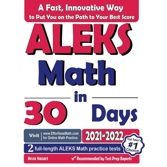 Pre-Owned ALEKS Math in 30 Days: The Most Effective ALEKS Math Crash Course