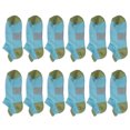 thumbnail image 1 of Sonducket 6 pares de calcetines deportivos para hombre, hermosos colores frescos, transpirables y antideslizantes, calcetines deportivos para Medias azul claro, M M, 1 of 6