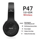 thumbnail image 3 of Audífonos Inalámbricos Wireless Bluetooth P47 Color Rojo, 3 of 6