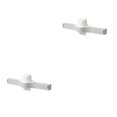thumbnail image 4 of Clip de sellado de alimentos Inteprter ABS Blanco 2Conjunto, 4 of 6