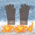 thumbnail image 6 of Fjofpr Heated Gloves for Women Cold Weather Heated Gloves for Men Winter Gloves Women Warm USB Winter Men Women Fashion Cold Warm Heating Windproof Half Bare Finger Knit Gloves, 6 of 9