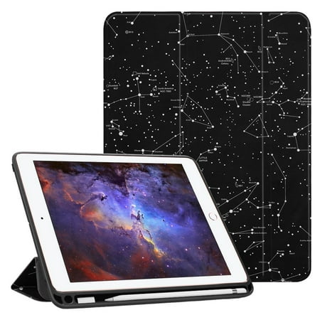 Fintie Case for iPad 9.7 6th Gen / 5th Gen - TPU Back Shell Cover with Pencil Holder & Adapter Slot, (Best Ipad Drawing App Pencil)