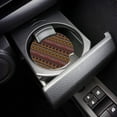 thumbnail image 3 of RYLABLUE Retro European Geometric Style Set of 6 Car Coaster for Drinks, Absorbent Ceramic Stone Coasters Cup Mat with Cork Base for Home Kitchen Room Coffee Table Bar Decor, 3 of 5