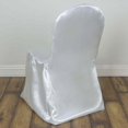 thumbnail image 2 of Efavormart 40 PCS Ivory Shinny Satin Banquet Chair Covers Dinning Event Slipcover For Wedding Party Banquet Catering, 2 of 3