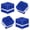 Blue, variant on 100 Pcs Expanding Plastic Concrete Anchors Screw Anchors Drywall Wall Expansion Pipe for Hollow Walls Tile Cement Bolt Expansion Tube (Green, 1/4" X 1-1/4" for #10,#11, or #12 Screws)