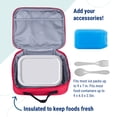 thumbnail image 2 of Wildkin Kids Insulated Lunch Box for Boy and Girls, BPA Free (Cardinal Red), 2 of 7