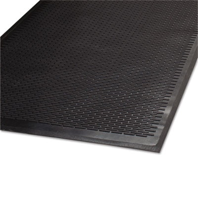 Outdoor Scraper Mat - Clean Step Outdoor Rubber Scraper Mat, Polypropylene, 36 x 60, Black, Sold as 1 Each