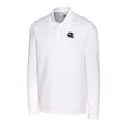 thumbnail image 2 of Men's Cutter & Buck White Minnesota Vikings Big & Tall Advantage Eco Pique DryTec Tri-Blend Long Sleeve Polo, 2 of 3