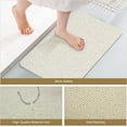 thumbnail image 3 of Tutuviw Non-Slip Bathtub Mat, 15.7x 31.5 Inch, Shower Mats for Bath Tub, Loofah Plastic Mats for Wet Areas, Quick Drying (Beige), 3 of 8