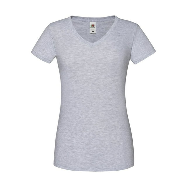 Fruit Of The Loom T-Shirt Iconique à Col en V pour Femmes