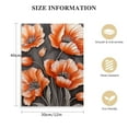 thumbnail image 2 of ARISTURING  Elegant Poppy Wall Painting Orange Flower Canvas Wall Art Pictures of Poppy Flowers for Home Decoration, 2 of 5