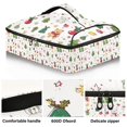 thumbnail image 2 of Iauyy Casserole Carrier for Hot Food Insulated Casserole Travel Carry Bag with Lid Food Warmer Bag for Party/Picnic,Christmas Stickers, 2 of 7