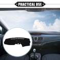 thumbnail image 2 of Unique Bargains Dashboard Cover for Hyundai Santa Fe 2007-2012 Non-slip Polyester Black Dash Cover Mat Protector Cover, 2 of 7