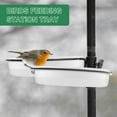 thumbnail image 5 of 3 Pcs Bird Water Bowl, Replacement Transparent Bird Feeder bird bath Animal Lovers Garden Decoration Hanger Wildlife Bird Feeders,Plastic Bird Feeders Water Bowls for Indoor and Outdoor(Only Tray), 5 of 8