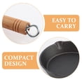 thumbnail image 3 of OUNONA Limited Countertop Space Small Frying Pan Black Compact Design 1Pcs Kitchen Accessory, 3 of 7