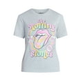 thumbnail image 5 of The Rolling Stones Women's Graphic Tee with Short Sleeves, Sizes XXS-XXL, 5 of 5