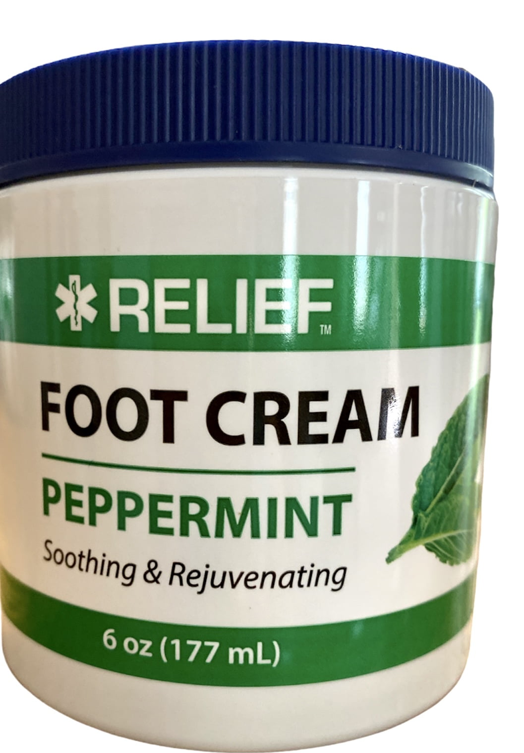 Pure Epsom Salt Foot Cream Spearmint 6 oz Soothing Rejuvenating