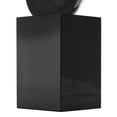 thumbnail image 4 of 6" x 18" Black Glass Stacked Orb Abstract Sculpture with Black Base, by DecMode, 4 of 9