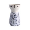 thumbnail image 1 of Jarrón moderno de cerámica para niña, florero pintado a mano, jarrón de porcelana con retrato de cabeza, jarrones de mesa, decoración del hogar, regalos de boda, 1 of 8