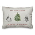 thumbnail image 2 of Creative Products Speckle Sketch Christmas Trees 14x20 Spun Poly Pillow, 2 of 3