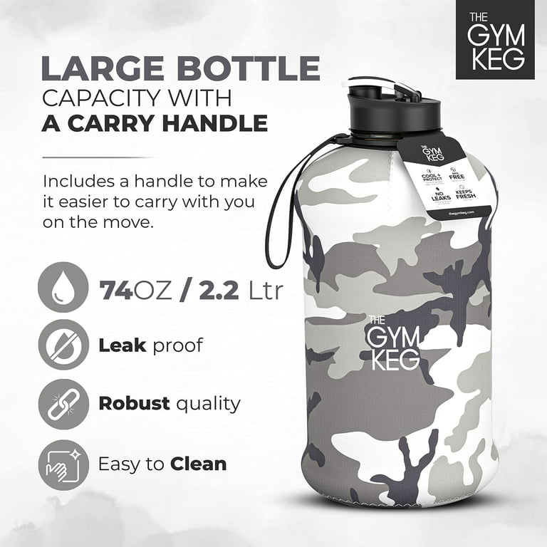 THE GYM KEG 2.2L Sports Water Bottle Insulated - Multicolored