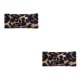 thumbnail image 1 of Diadema de ganchillo Minnieouse Banda para la cabeza deportiva Estampado de leopardo 3 2piezas, 1 of 6