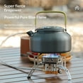 thumbnail image 3 of Windproof Camping Gas Stove, Small Camping Stove with Piezo Ignition, Butane Adapter for Outdoor Cooking, Picnic, Camping and Hiking, 3 of 5