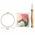 thumbnail image 1 of Kits De Iniciación De Bordado Con Aguja Perforada, Herramienta De Aguja Perforada, Tela Con Patrón Floral, Juego De Bordado Artesanal Diy Para Decoración Del Hogar seitruly HA023039-00, 1 of 7
