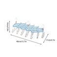 thumbnail image 4 of yilyih Drying Racks for Laundry Foldable,Folding Multi-Head Drying Rack Socks Clip Windproof Multifunctional Telescopic Drying Rack,Folding Drying Racks for Laundry, 4 of 9
