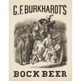thumbnail image 2 of Charles Wellington Reed 15x18 Black Ornate Wood Framed Double Matted Museum Art Print Titled - G. F. Burkhardt's Bock Beer (1877), 2 of 5
