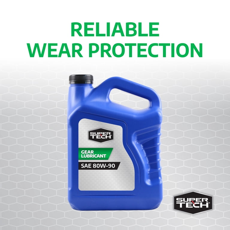 Super Tech Gear Lubricant SAE 80W-90 Gear Oil for Differentials Super Tech Gear Lubricant SAE 80W-90 Gear Oil for Differentials