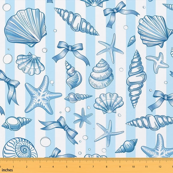 Manfei Coquette Fabric by the Yard 1 Yard, Feminine Home Decor Fabric by the Yard
