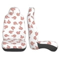 thumbnail image 3 of Honeii Red Fox Print Car Seat Covers 2 Pieces, Full Set Universal Seat Covers for Cars, Waterproof Auto Seat Protectors, 3 of 7