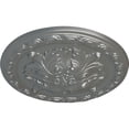 thumbnail image 3 of Ekena Millwork 11 3/4"OD x 3/8"P Stockport Ceiling Medallion, Hand-Painted Silver, 3 of 6