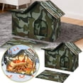 thumbnail image 1 of Lit pour Chat Fermé avec Porte Chaud et Douillet pour Animal d'Intérieur pour, 1 of 6