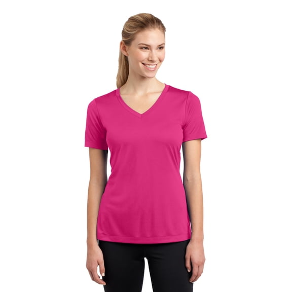 Sport-Tek Women’S Posicharge Competitor V-Neck Tee. Lst353.