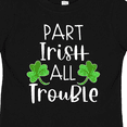 thumbnail image 4 of Inktastic Part Irish All Trouble St. Patrick's Day with Green Clovers Boys or Girls Toddler T-Shirt, 4 of 5