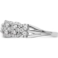 thumbnail image 3 of 14K White Gold Lab Grown Diamond Si1/Si2, G H I, Band (Size 7) Made In India rm9109-063-7wlg, 3 of 5