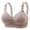 Light Gray, variant on Jelly Front Closure Bras for Women Wireless No Underwire Comfort Convenient Seamless Supportive Mastectomy Bralettes Size 46,Beige