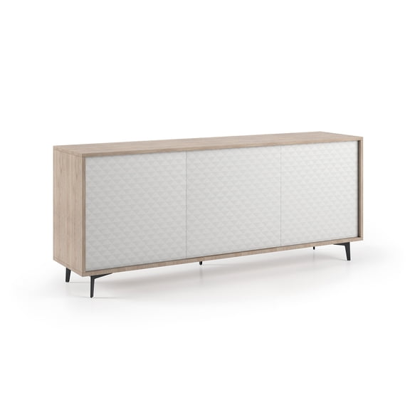 Casabianca Modern Lenox Engineered Wood Italian Buffet-Server in Brown