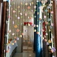 thumbnail image 5 of QenASHaing Handmade Crochet Flower Door Curtain, Boho Knitted Flower Garland with Tassels, Decorative Hanging Backdrop for Bedroom Wall Door Window, 5 of 7